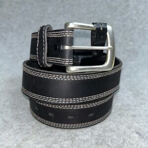 New Red Wing Shoes genuine leather belt USA made black western cowboy mens 34‎